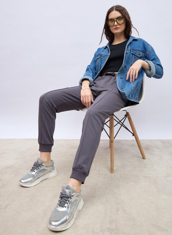 ستايلي جوغر بحواف مطاطية قصة عادية - Image 5